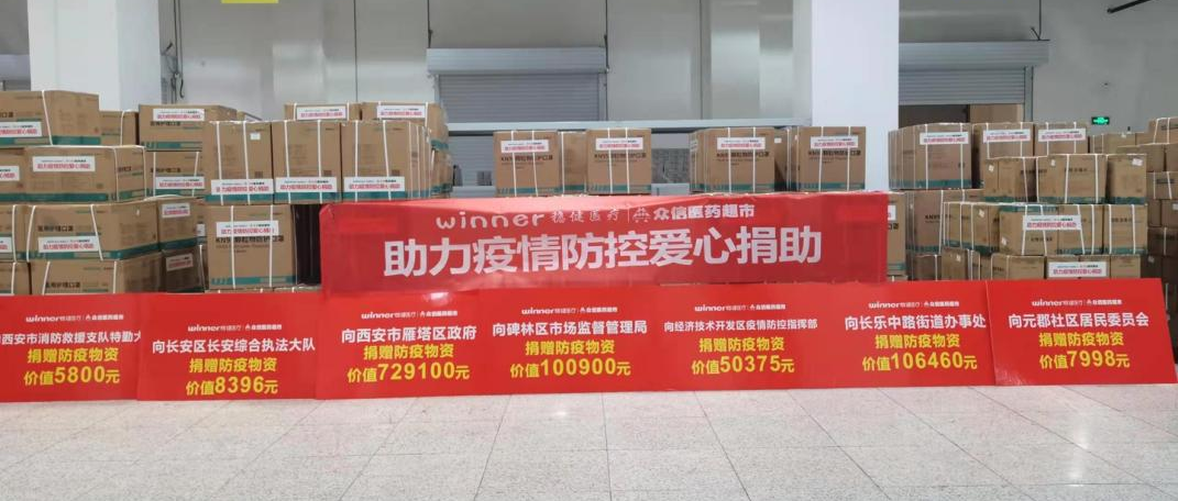 助力西安疫情防控，尊龙凯时医疗捐赠近四百万防疫物资已抵达